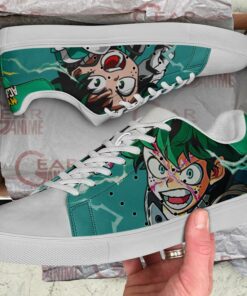 Izuku Midoriya Skate Shoes My Hero Academia Custom Anime Shoes PN10 - 2 - GearAnime