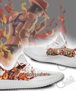 Portgas D Ace Shoes One Piece Custom Anime Shoes TT10 - 3 - GearAnime