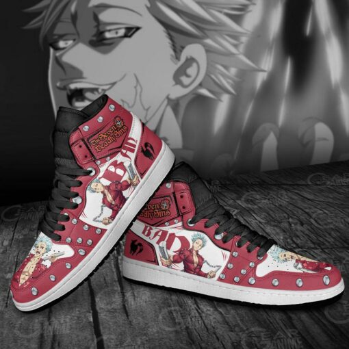 Seven Deadly Sins Ban Sneakers Custom Anime Shoes MN10 - 5 - GearAnime