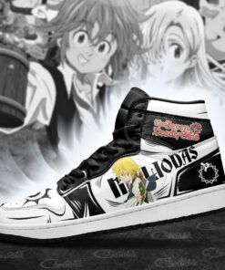 Seven Deadly Sins Meliodas Sneakers Custom Anime Shoes MN10 - 4 - GearAnime