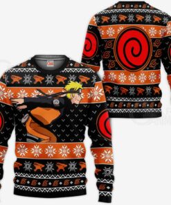 Naruto Running Ugly Christmas Sweater Naruto Anime Xmas Gift VA10 - 1 - GearAnime