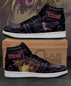 Meliodas Demon Sneakers Seven Deadly Sins Anime Shoes MN10 - 1 - GearAnime