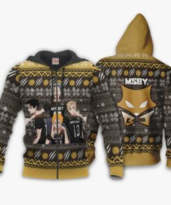 MSBY Black Jackals Ugly Christmas Sweater Haikyuu Anime Xmas Gift VA10 - 2 - GearAnime