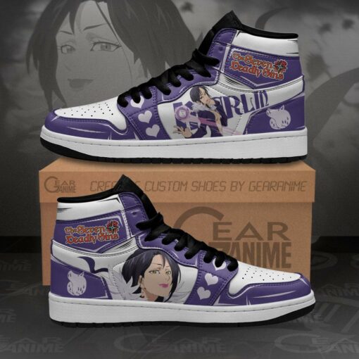 Seven Deadly Sins Merlin Sneakers Anime Custom Shoes MN10 - 1 - GearAnime