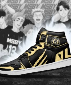 MSBY Black Jackals Shoes Haikyuu Custom Anime Shoes MN10 - 4 - GearAnime