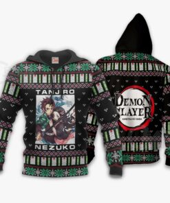 Tanjiro And Nezuko Ugly Sweater Christmas Demon Slayer Anime Gift VA10 - 3 - GearAnime