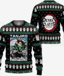 Tanjiro Kamado Ugly Sweater Christmas Demon Slayer Anime Gift VA10 - 1 - GearAnime