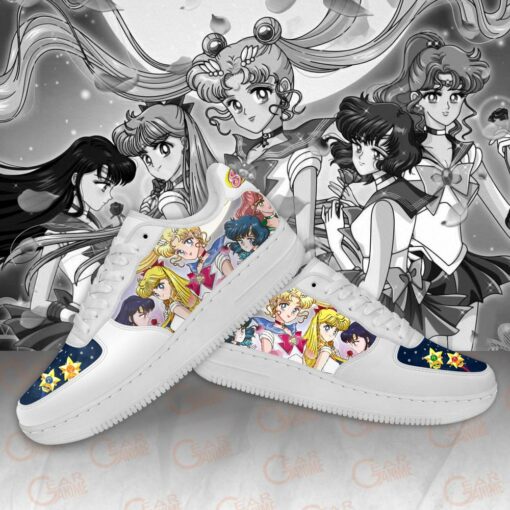 Sailor Moon Team Shoes Custom Anime Sneakers PT10 - 4 - GearAnime