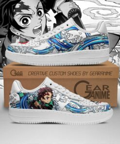 Tanjiro Water Breathing Shoes Demon Slayer Anime Sneakers PT10 - 1 - GearAnime