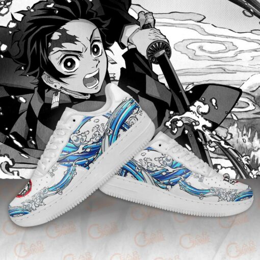 Tanjiro Water Breathing Shoes Demon Slayer Anime Sneakers PT10 - 4 - GearAnime