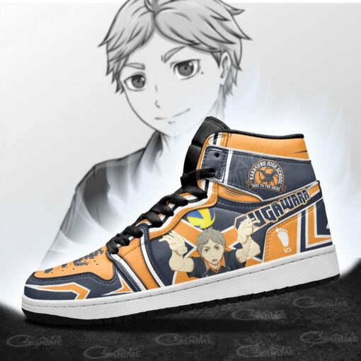 Karasuno Sugawara Koushi Sneakers Haikyuu Anime Shoes MN10 - 4 - GearAnime