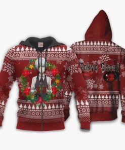Ken Kaneki Ugly Christmas Sweater Tokyo Ghoul Anime Gift Idea VA11 - 2 - GearAnime