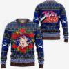 Jonathan Joestar Ugly Christmas Sweater JoJo's Bizarre Adventure Anime VA11 - 1 - GearAnime