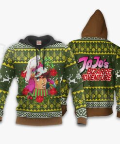 Joseph Joestar Ugly Christmas Sweater JoJo's Bizarre Adventure Anime VA11 - 3 - GearAnime