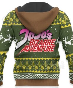 Joseph Joestar Ugly Christmas Sweater JoJo's Bizarre Adventure Anime VA11 - 4 - GearAnime