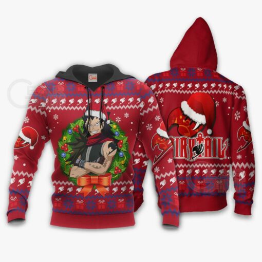 Fairy Tail Gajeel Ugly Christmas Sweater Anime Xmas VA11 - 3 - GearAnime