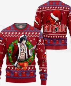 Fairy Tail Gray Fullbuster Ugly Christmas Sweater Anime Xmas VA11 - 1 - GearAnime