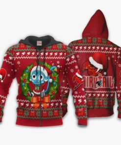 Fairy Tail Happy Ugly Christmas Sweater Anime Custom Xmas VA11 - 2 - GearAnime