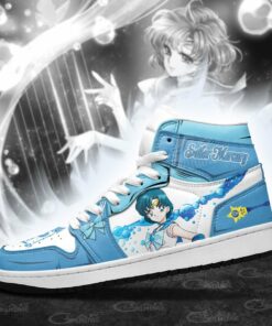 Sailor Mercury Sneakers Sailor Moon Anime Shoes MN11 - 3 - GearAnime
