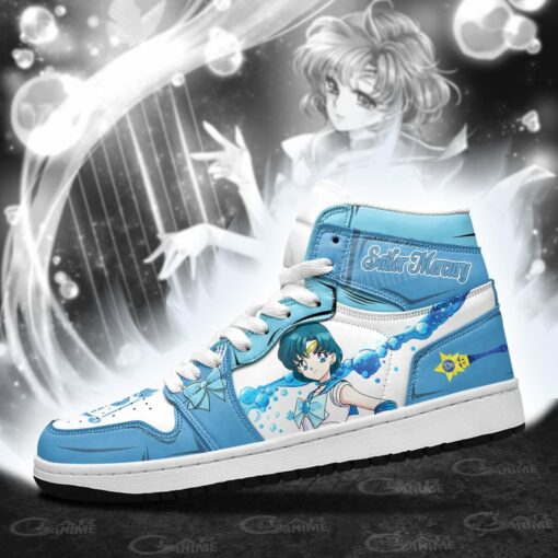 Sailor Mercury Sneakers Sailor Moon Anime Shoes MN11 - 3 - GearAnime