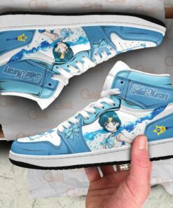 Sailor Mercury Sneakers Sailor Moon Anime Shoes MN11 - 4 - GearAnime