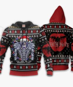 Shinigami Rem Ugly Christmas Sweater Death Note Anime Xmas Gift VA11 - 3 - GearAnime