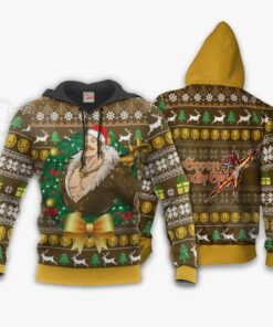 Escanor Ugly Christmas Sweater Seven Deadly Sins Xmas Gift VA11 - 3 - GearAnime