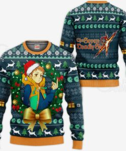 Fairy King Ugly Christmas Sweater Seven Deadly Sins Xmas Gift VA11 - 1 - GearAnime
