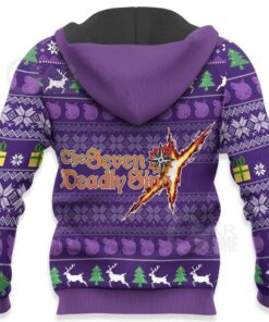Merlin Ugly Christmas Sweater Seven Deadly Sins Xmas Gift VA11 - 4 - GearAnime