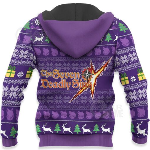 Merlin Ugly Christmas Sweater Seven Deadly Sins Xmas Gift VA11 - 4 - GearAnime