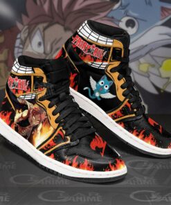 Natsu And Happy Sneakers Fairy Tail Anime Shoes MN11 - 2 - GearAnime