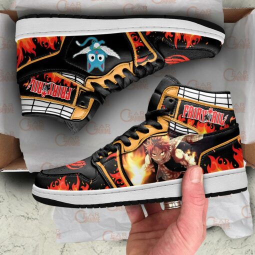 Natsu And Happy Sneakers Fairy Tail Anime Shoes MN11 - 3 - GearAnime