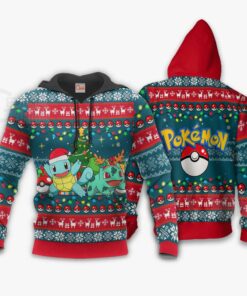 Bulbasaur and Squirtle Ugly Christmas Sweater Pokemon Xmas Gift VA11 - 3 - GearAnime
