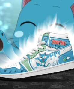 Fairy Tail Happy Sneakers Custom Anime Shoes MN11 - 4 - GearAnime