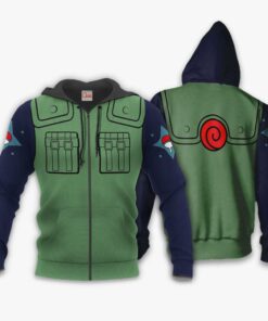 Konoha Military Force Uniform Naruto Anime Hoodie Jacket VA11 - 1 - GearAnime