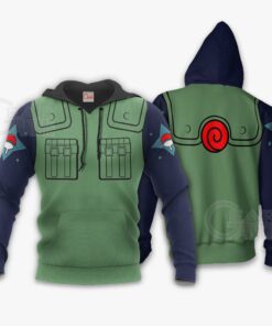 Konoha Military Force Uniform Naruto Anime Hoodie Jacket VA11 - 4 - GearAnime