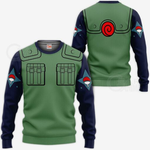 Konoha Military Force Uniform Naruto Anime Hoodie Jacket VA11 - 2 - GearAnime