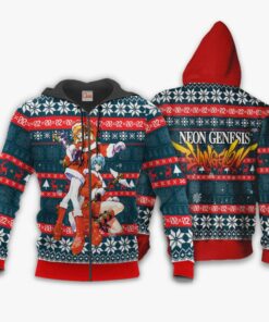Neon Genesis Evangelion Ugly Christmas Sweater Anime Xmas Gift VA11 - 2 - GearAnime