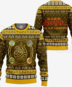 Avatar Airbender Ugly Christmas Sweater Symbols Anime Xmas Gift VA11 - 1 - GearAnime