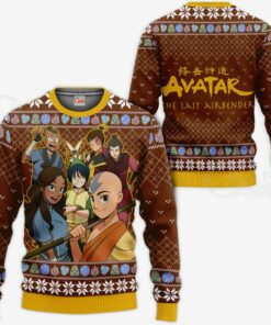 Avatar Airbender Ugly Christmas Sweater Anime Xmas Gift VA11 - 1 - GearAnime