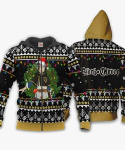 Asta Ugly Christmas Sweater Black Clover Anime Xmas Gift VA11 - 2 - GearAnime
