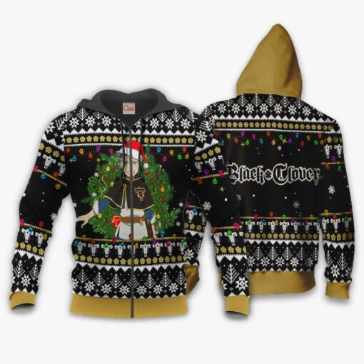 Asta Ugly Christmas Sweater Black Clover Anime Xmas Gift VA11 - 2 - GearAnime