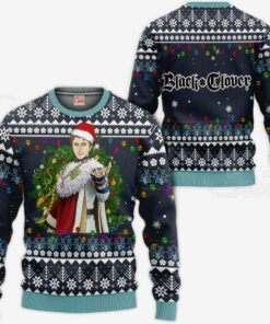 Julius Novachrono Ugly Christmas Sweater Black Clover Anime Gift VA11 - 1 - GearAnime