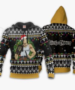 Yami Sukehiro Ugly Christmas Sweater Black Clover Anime Xmas Gift VA11 - 3 - GearAnime