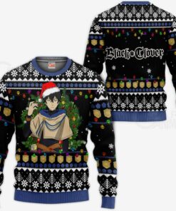 Yuno Ugly Christmas Sweater Black Clover Anime Xmas Gift VA11 - 1 - GearAnime