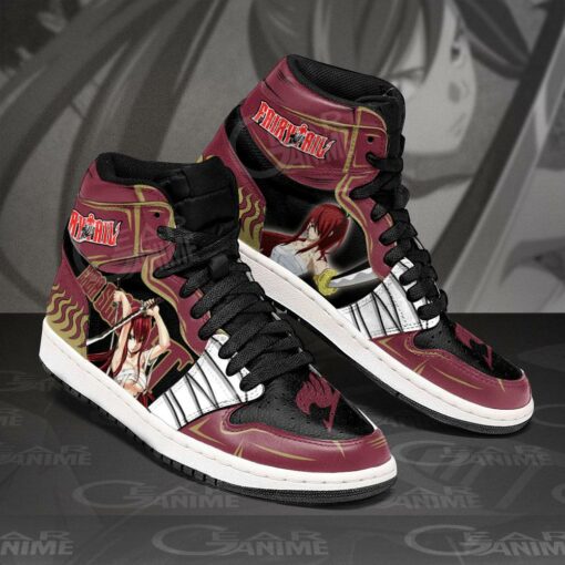 Erza Scarlet Sneakers Fairy Tail Anime Shoes MN11 - 2 - GearAnime