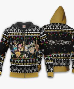 Black Bull Ugly Christmas Sweater Black Clover Anime Xmas Gift VA11 - 2 - GearAnime