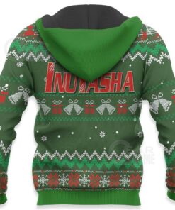 Inuyasha & Kagome Ugly Christmas Sweater Inuyasha Anime Xmas Gift VA11 - 4 - GearAnime