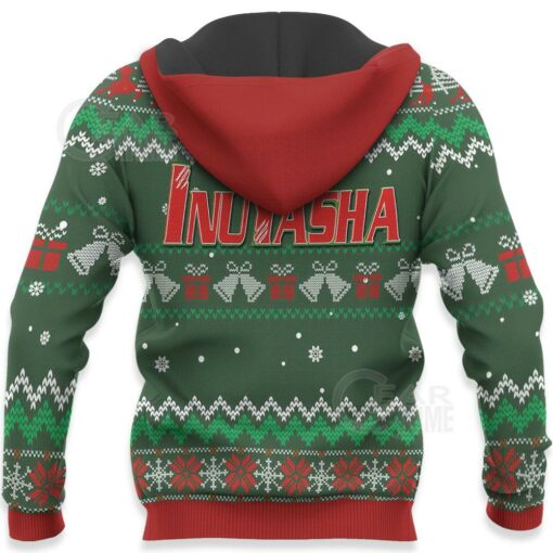 Kagome Ugly Christmas Sweater Inuyasha Anime Xmas Gift VA11 - 4 - GearAnime