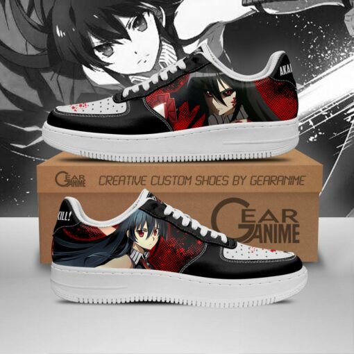 Akame Shoes Akame Ga Kill Custom Anime Sneakers PT11 - 1 - GearAnime